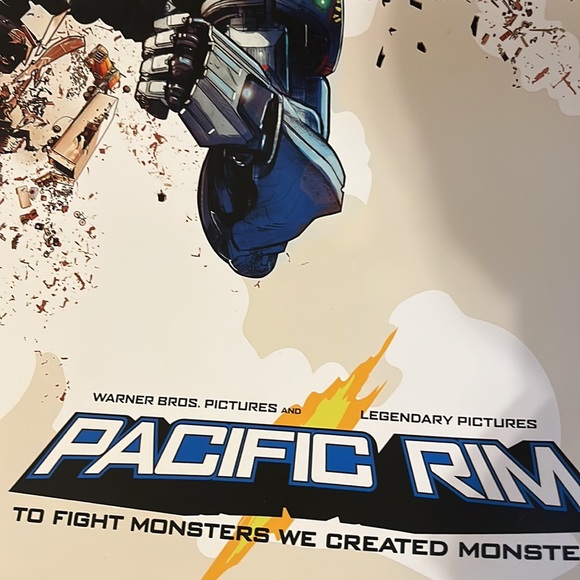 Pacific Rim BOTH Posters (Guillermo del Toro icon mech robots transformers film) - Picture 5 of 7